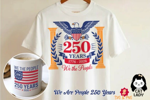 We the People 250 Years of Freedom SVG